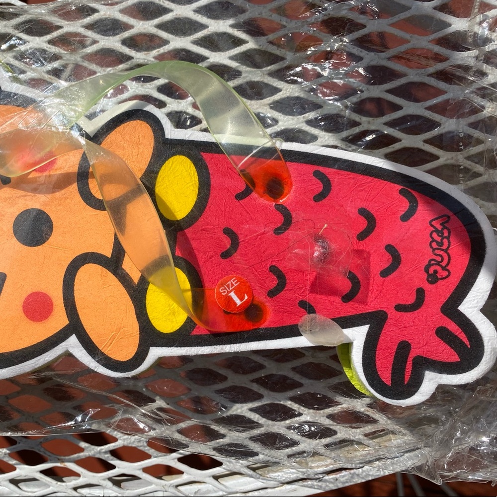 RARE PUCCA collectible Flip Flops Size L, NWT - Picture 5 of 12